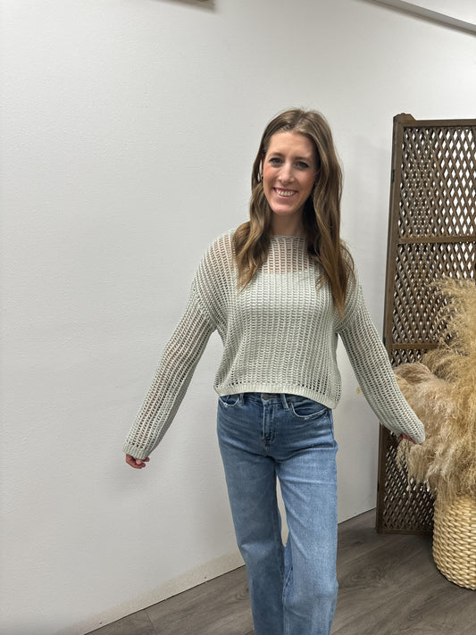 High rise Wide Leg Mica Denim