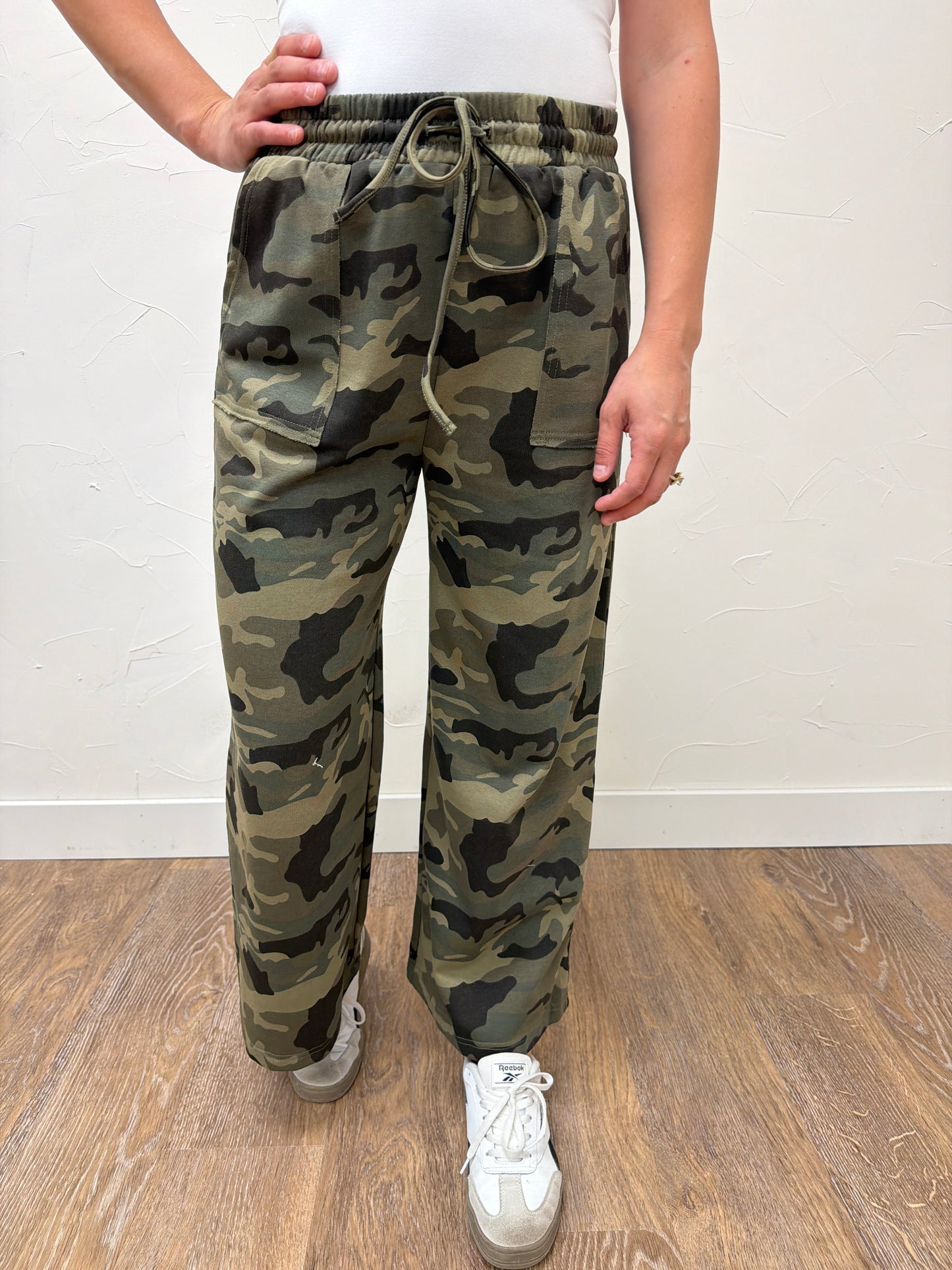 Camo Wide Leg Pants