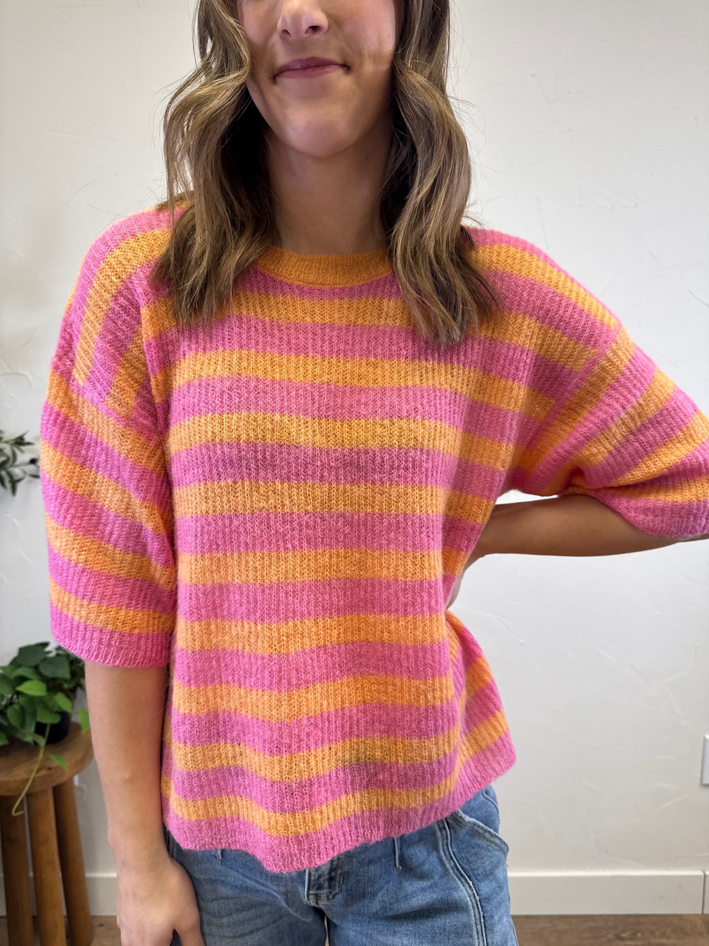 Pacific Pop Striped Pullover