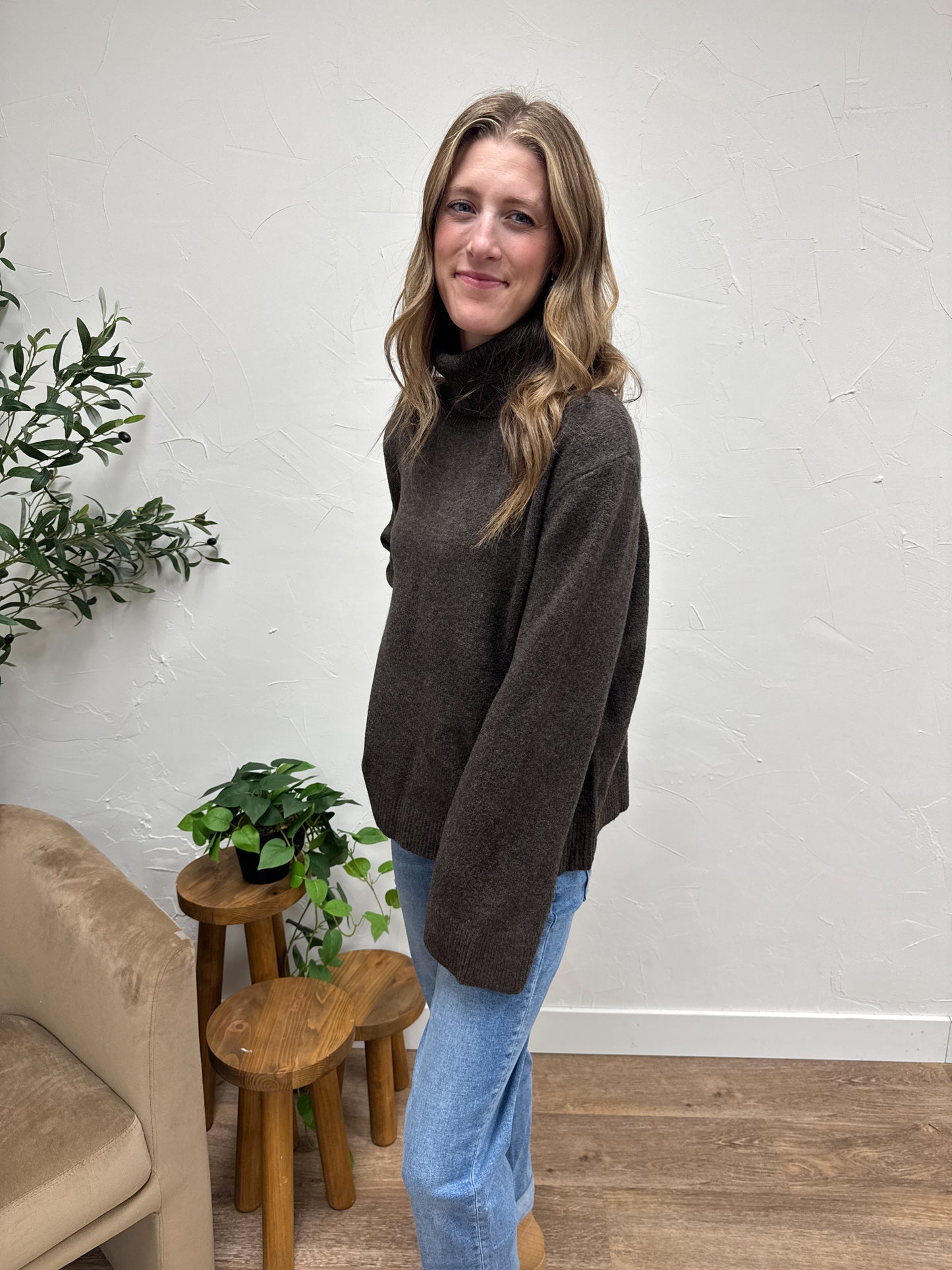 High Collar Neck Sweater