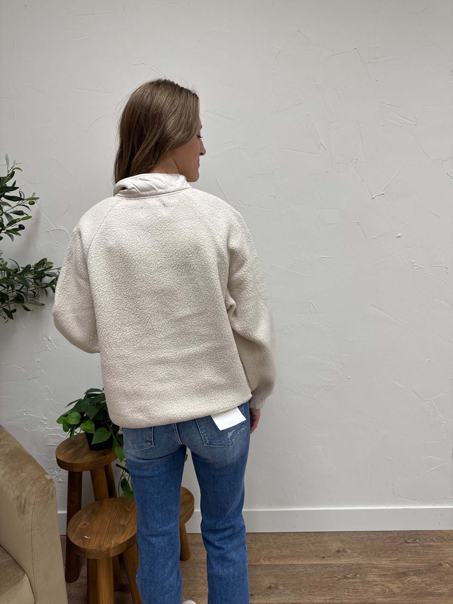 Fleece Button Up Jacket