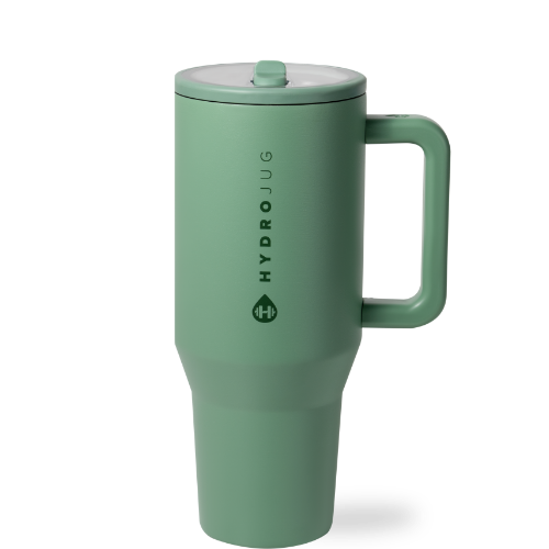 Sage HydroJug 32 oz Traveler Tumbler: Sage