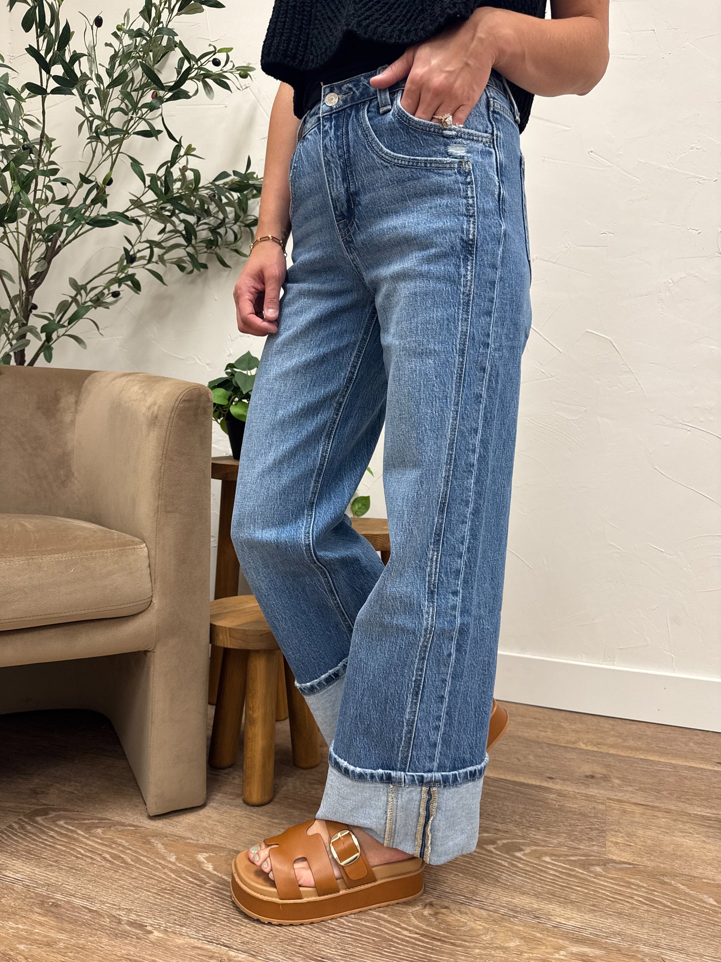 High Rise Baggy Wide