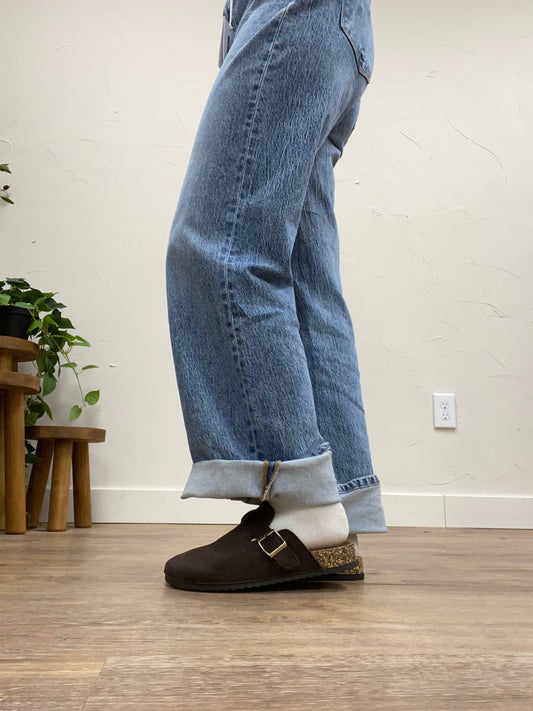SOFT SLIP-ON COMFORT CORK CLOG