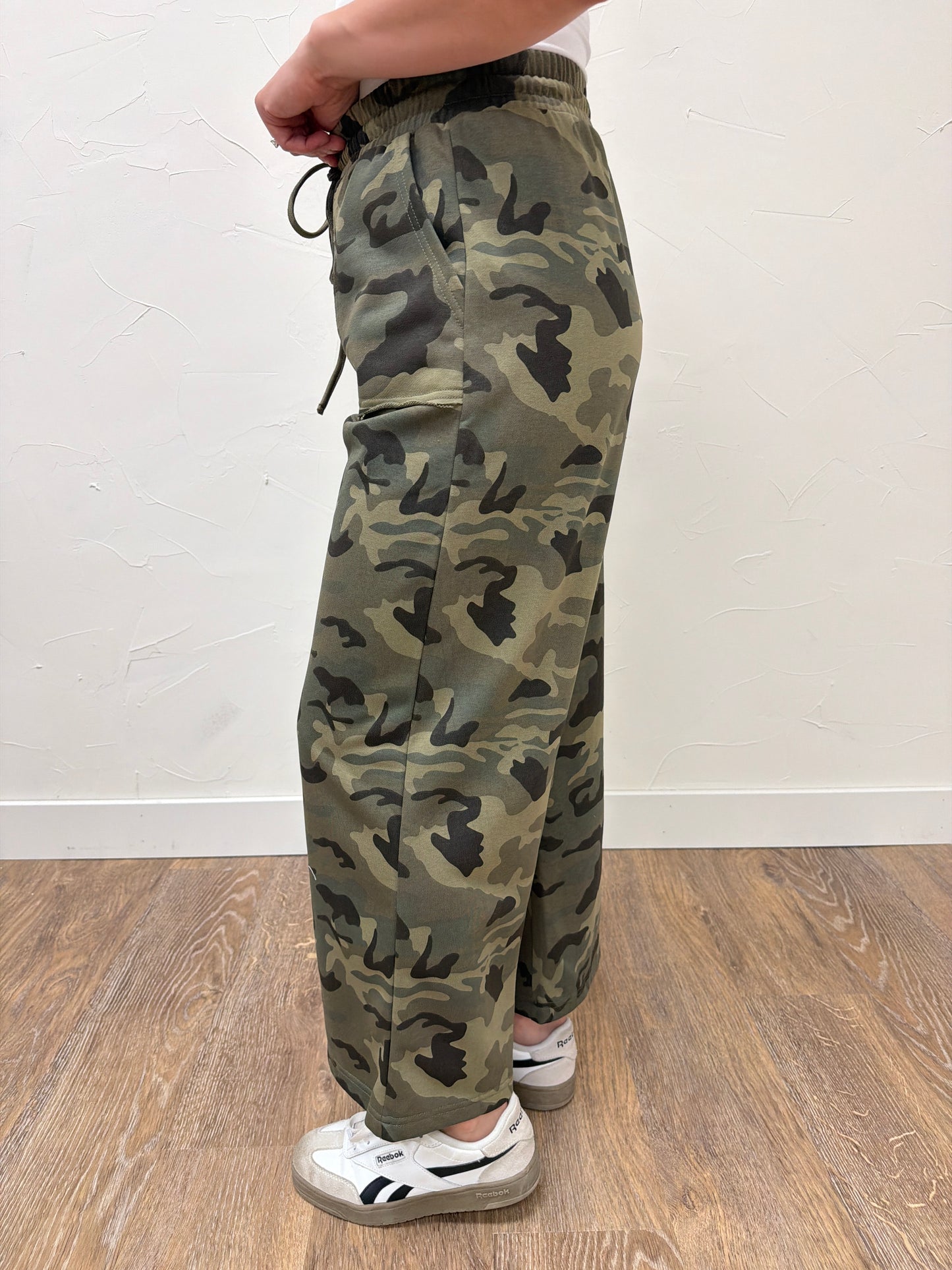 Camo Wide Leg Pants
