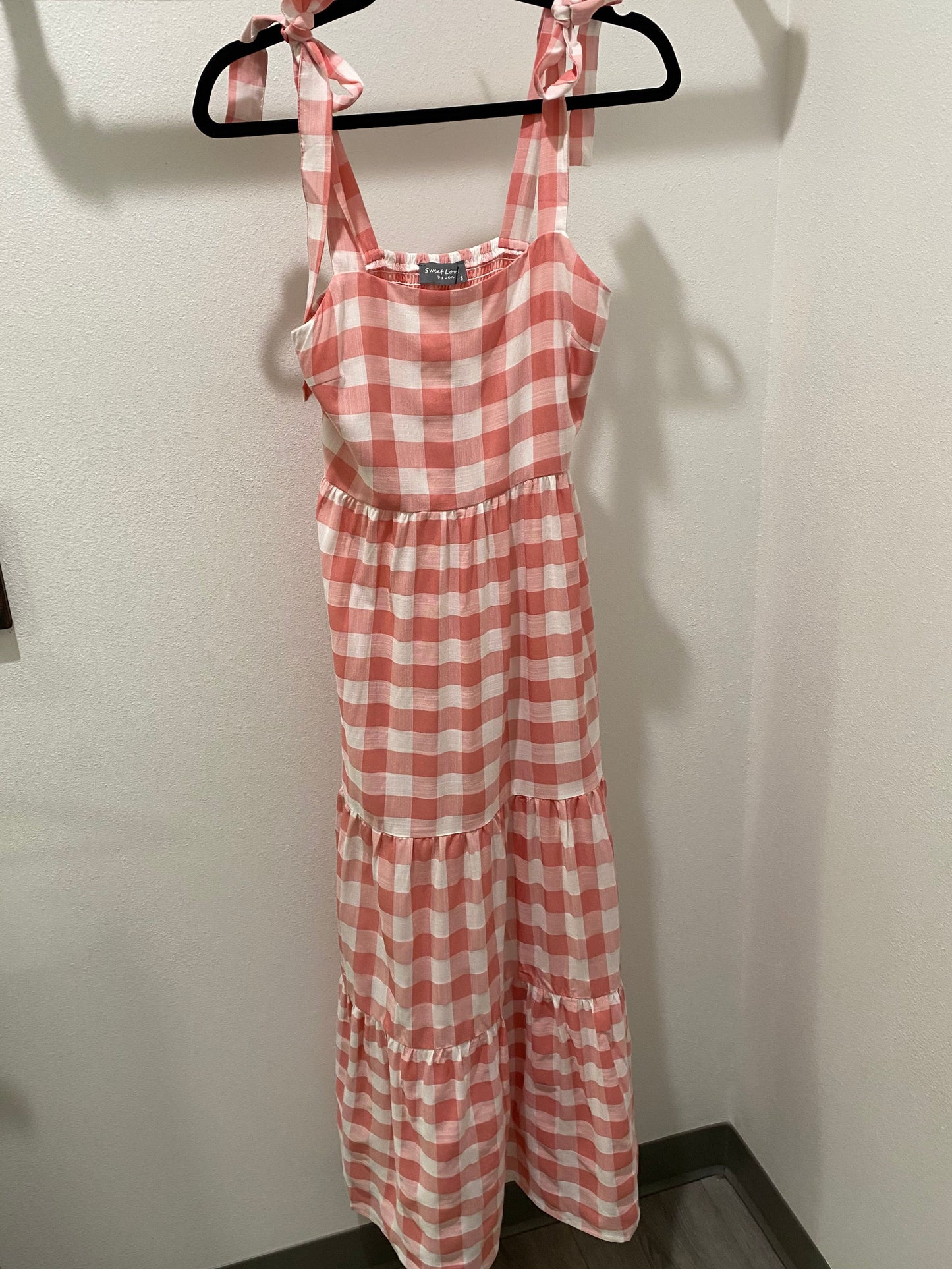 Gingham Maxi Dress
