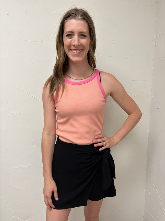 Fitted Ribbed Tank Top