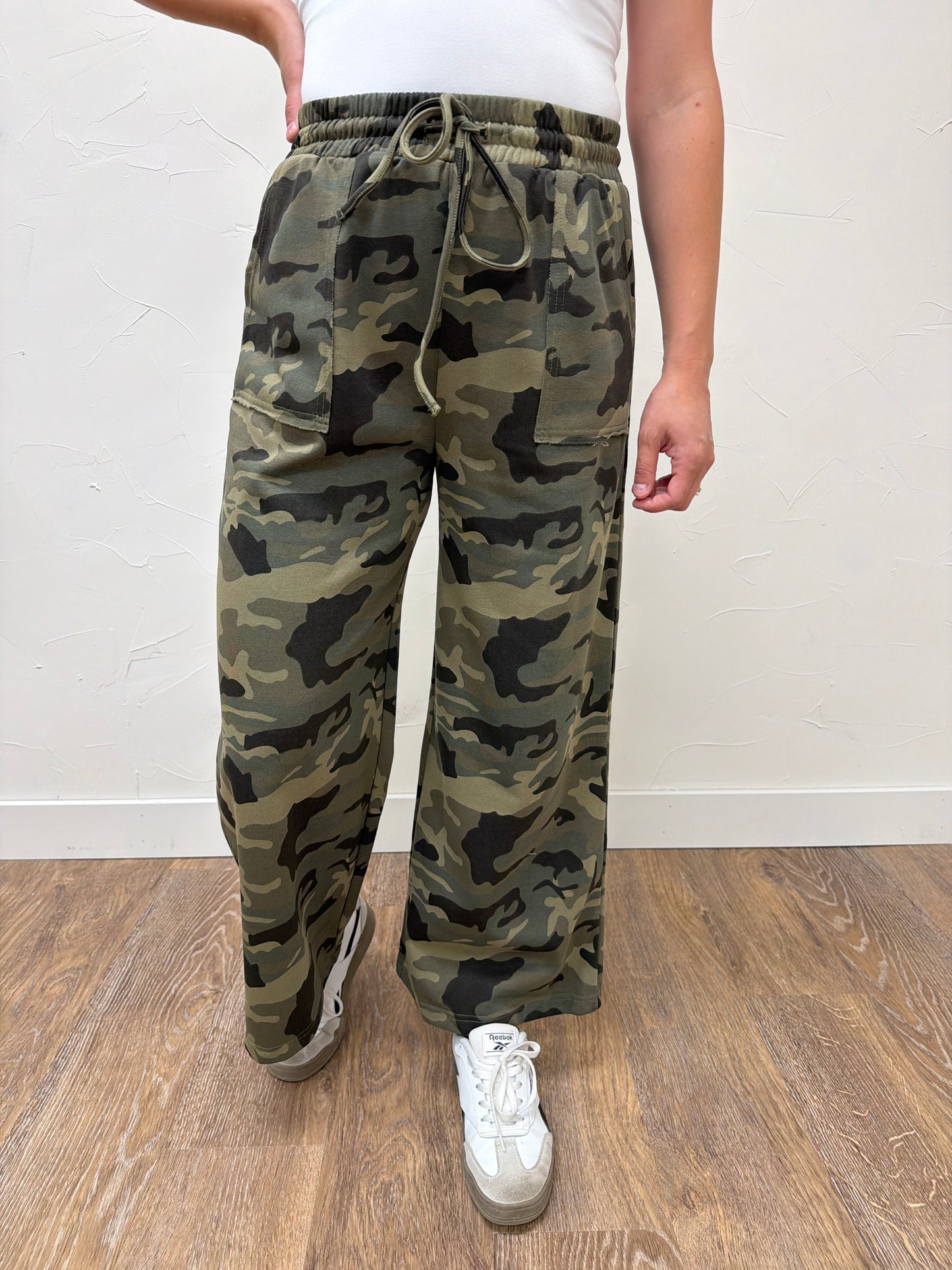 Camo Wide Leg Pants