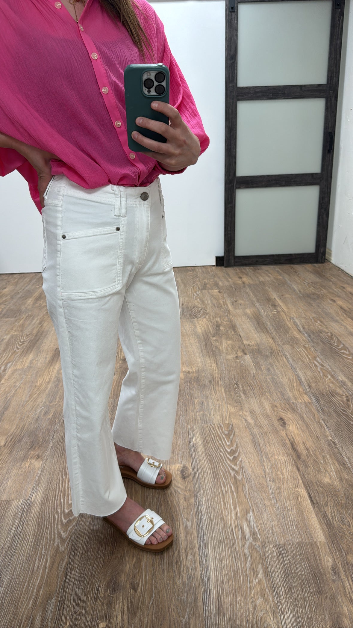 Super High Rise Wide Leg Mica Denim