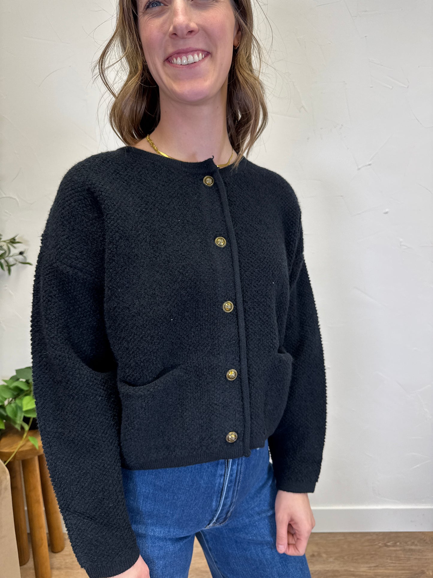 Button Front Cardigan