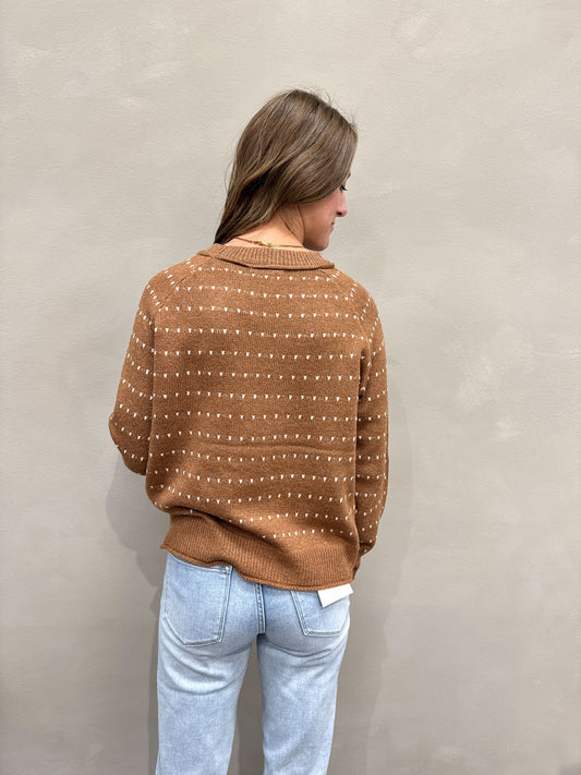 Textured Stripe Pullover