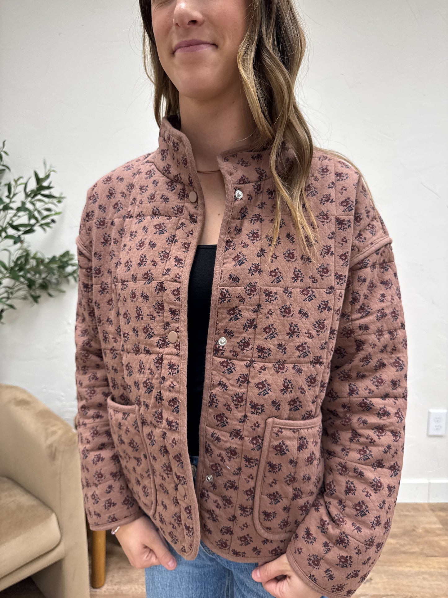 Floral Quilted Jacket