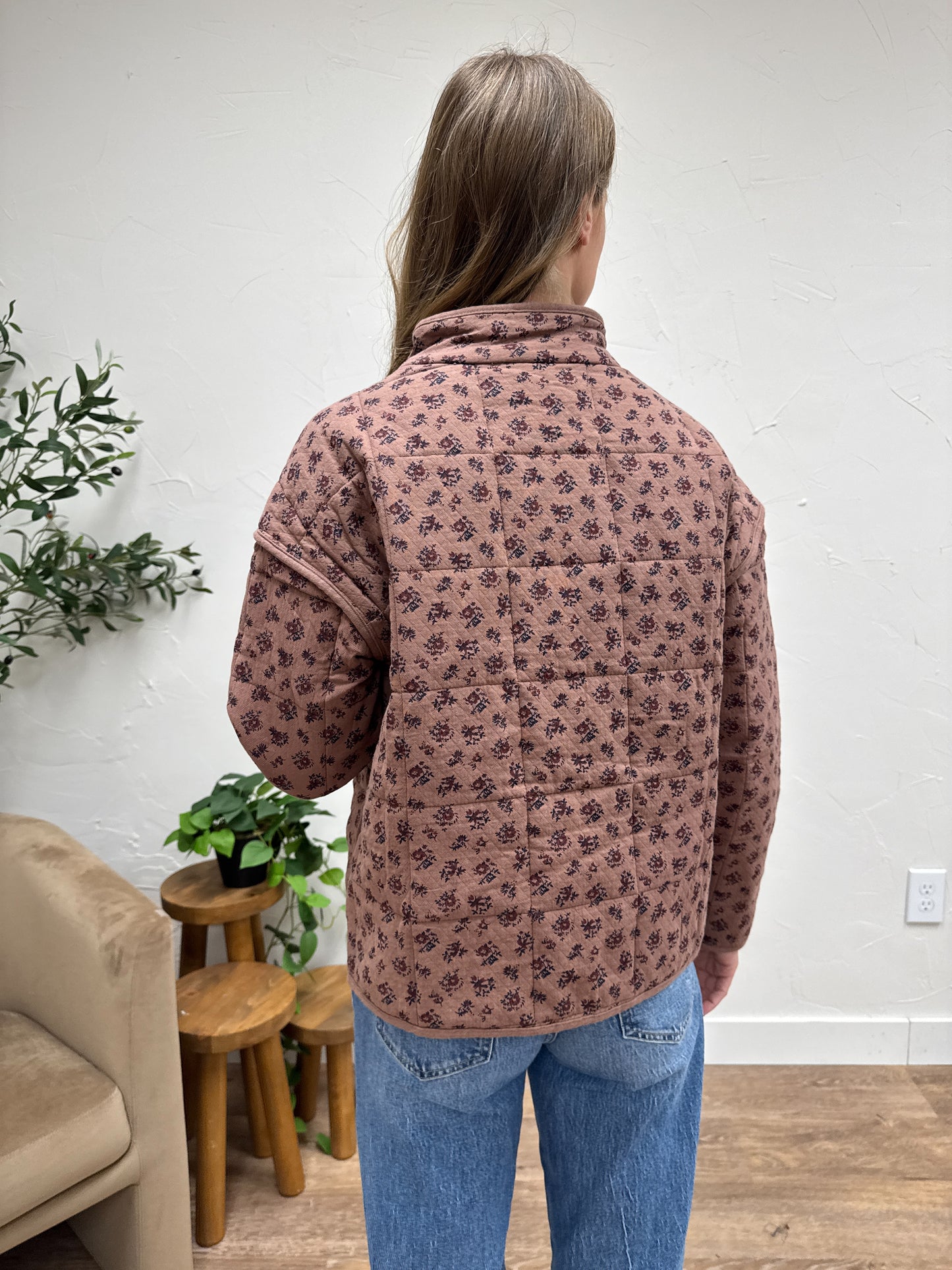 Floral Quilted Jacket
