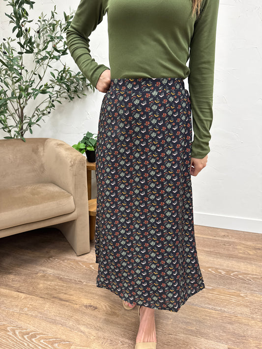 Floral Midi Skirt