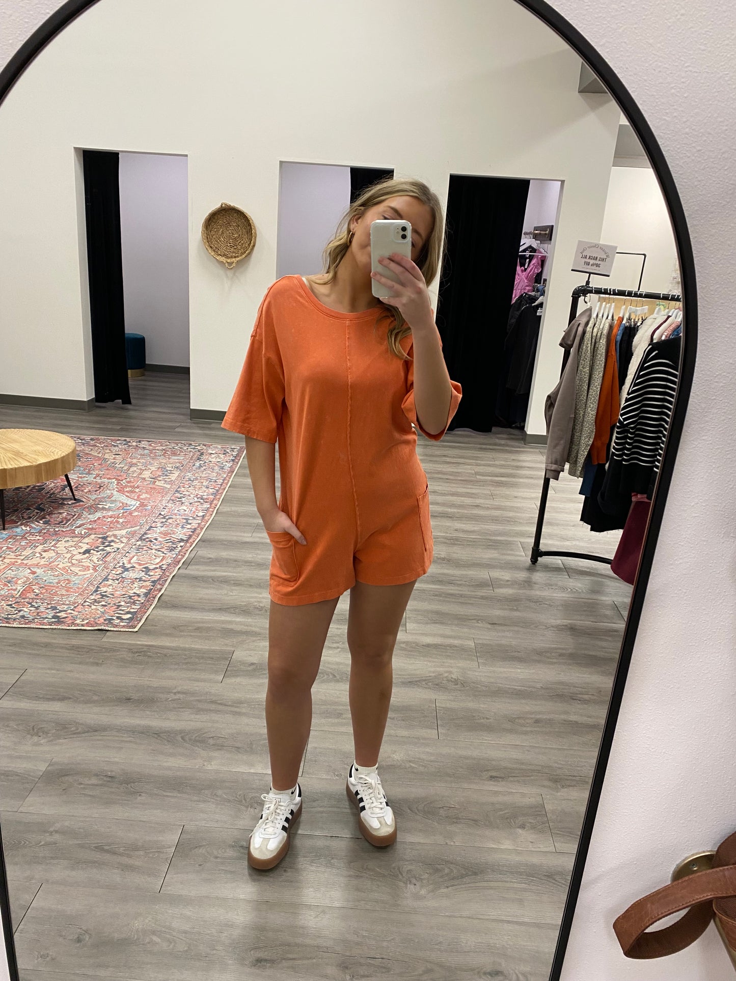 V Neck T Shirt Romper