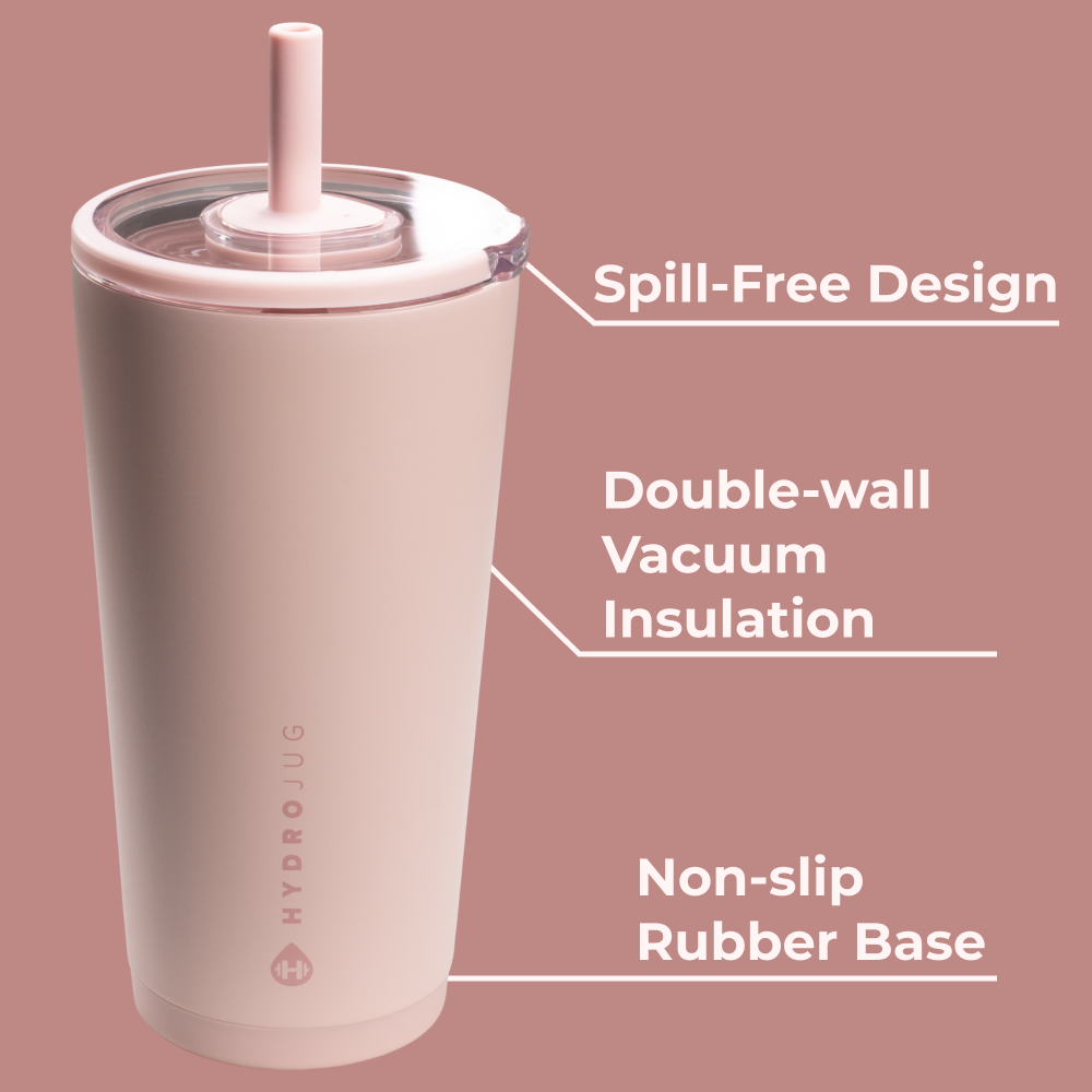 Dusty Rose HydroJug 20 oz Everyday Tumbler