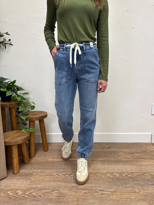 High Waisted Judy Blue Jogger