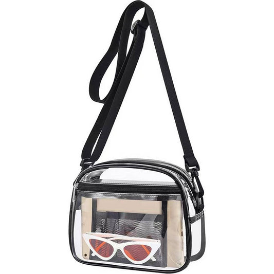 TRANSPARENT MULTIFUNCTIONAL CROSSBODY BAG Black