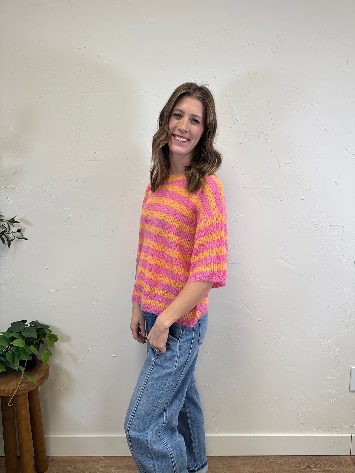 Pacific Pop Striped Pullover