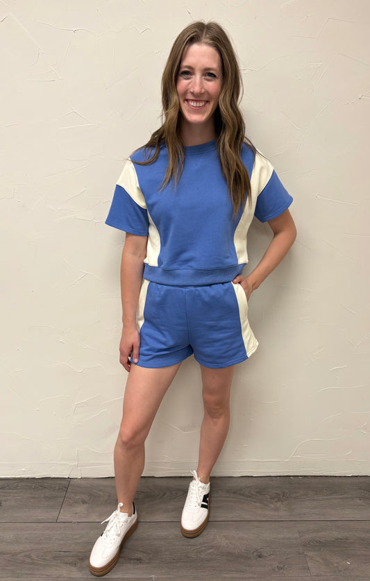 Taylor Contrast French Terry Set