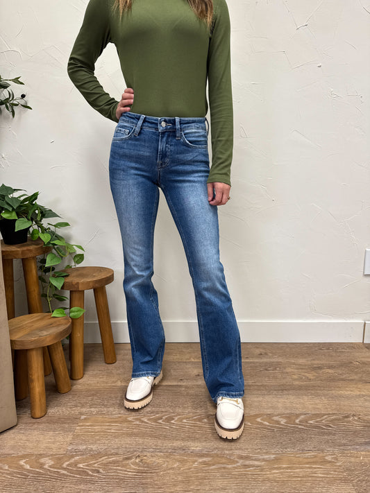 Mid Rise Bootcut Vervet Denim