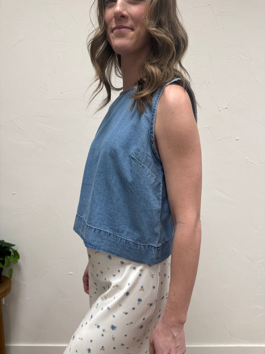 Denim tank Top