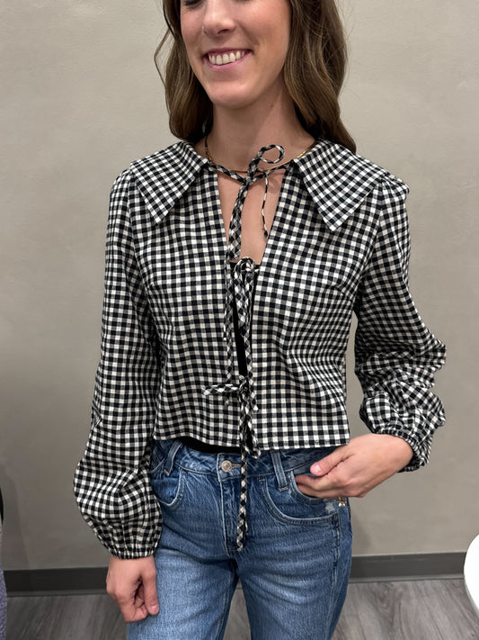 Checkered Blouse