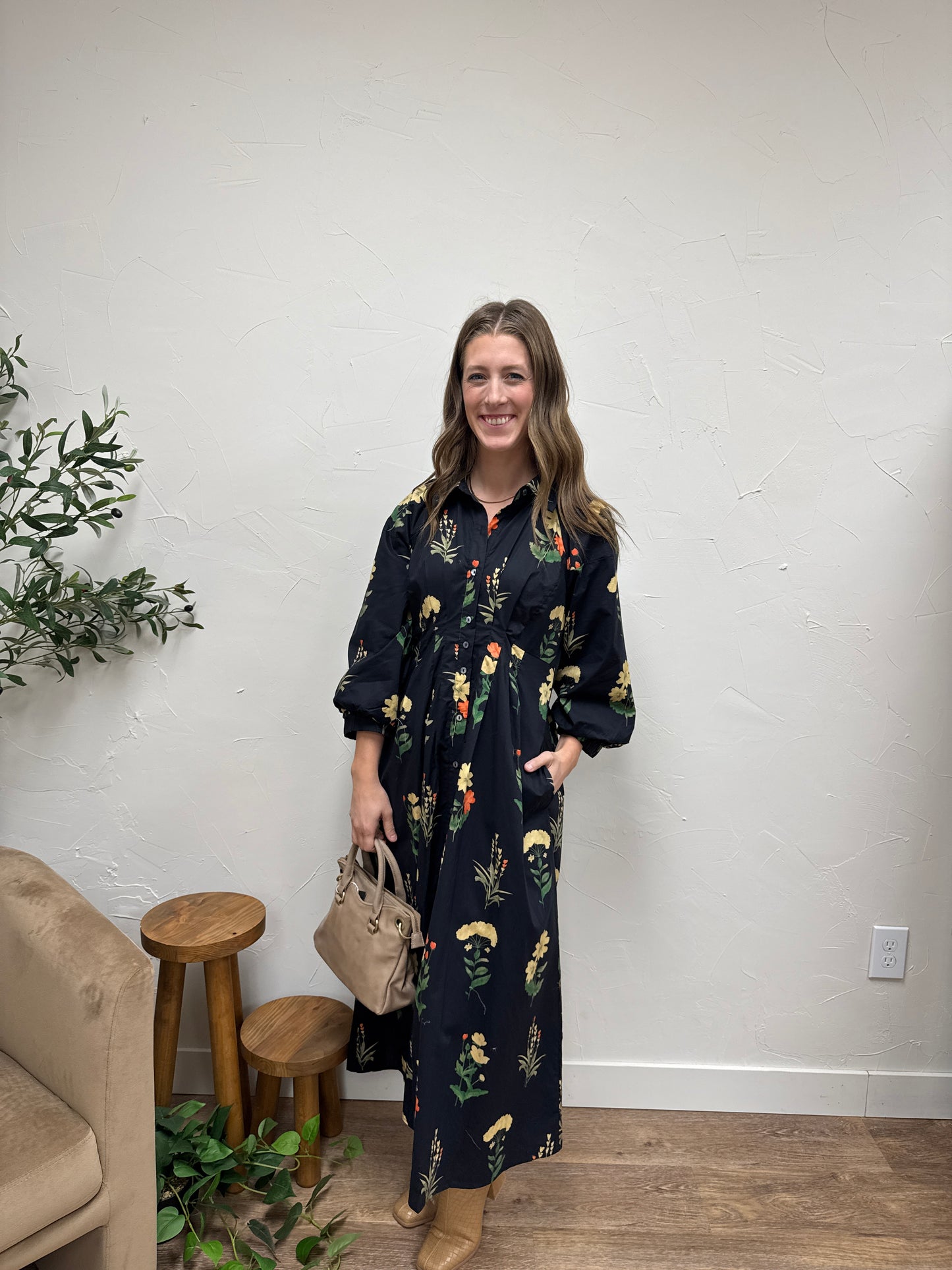 Floral Midi Dress
