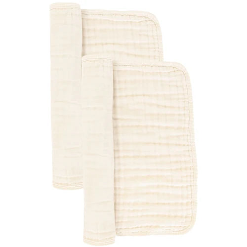 Muslin™ Burp Cloth 2 Pack - Cream