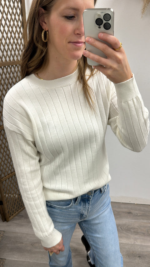 Ribbed Classic Sweater