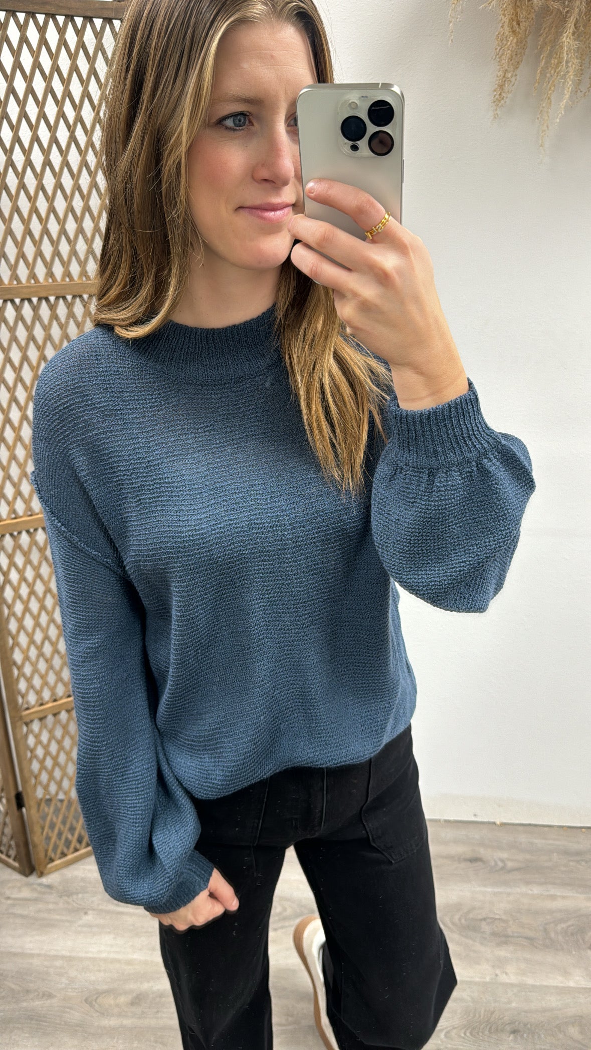 Lantern Sleeve Sweater