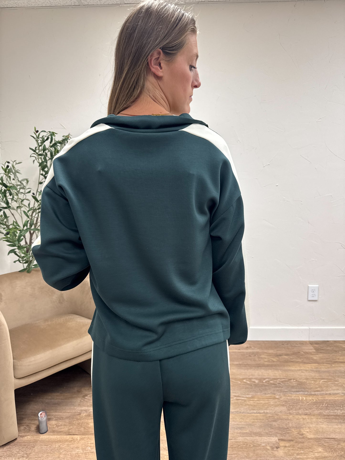 Track Quarter Zip Top