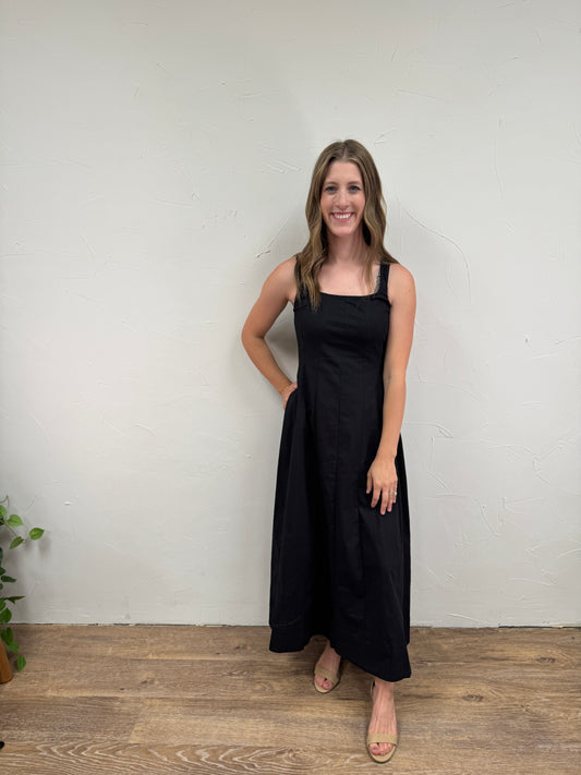 Cotton A Line Midi Dress