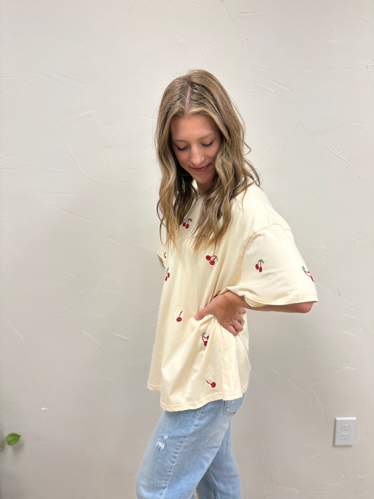 Cherry Oversized Tee