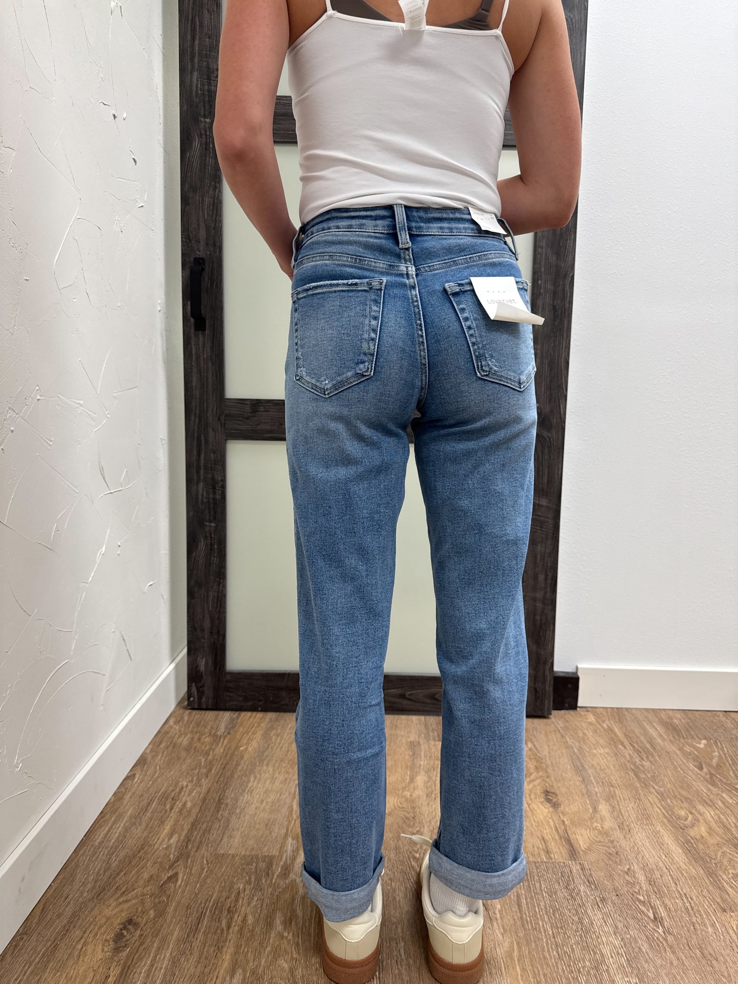 High Rise Boyfriend Vervet Denim