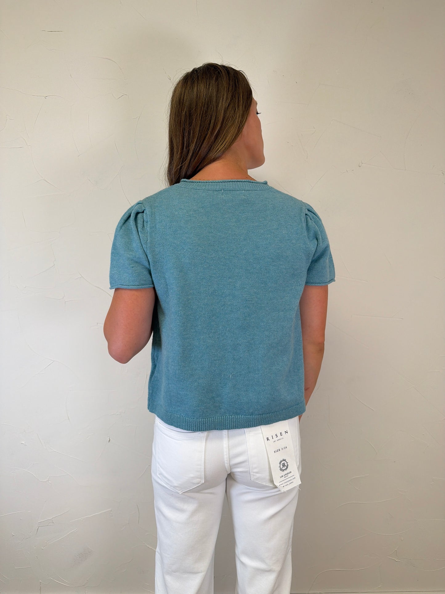 Short Sleeve Sweater Cardigan