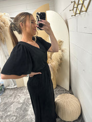 Flounce Wide Leg Jumpsuit