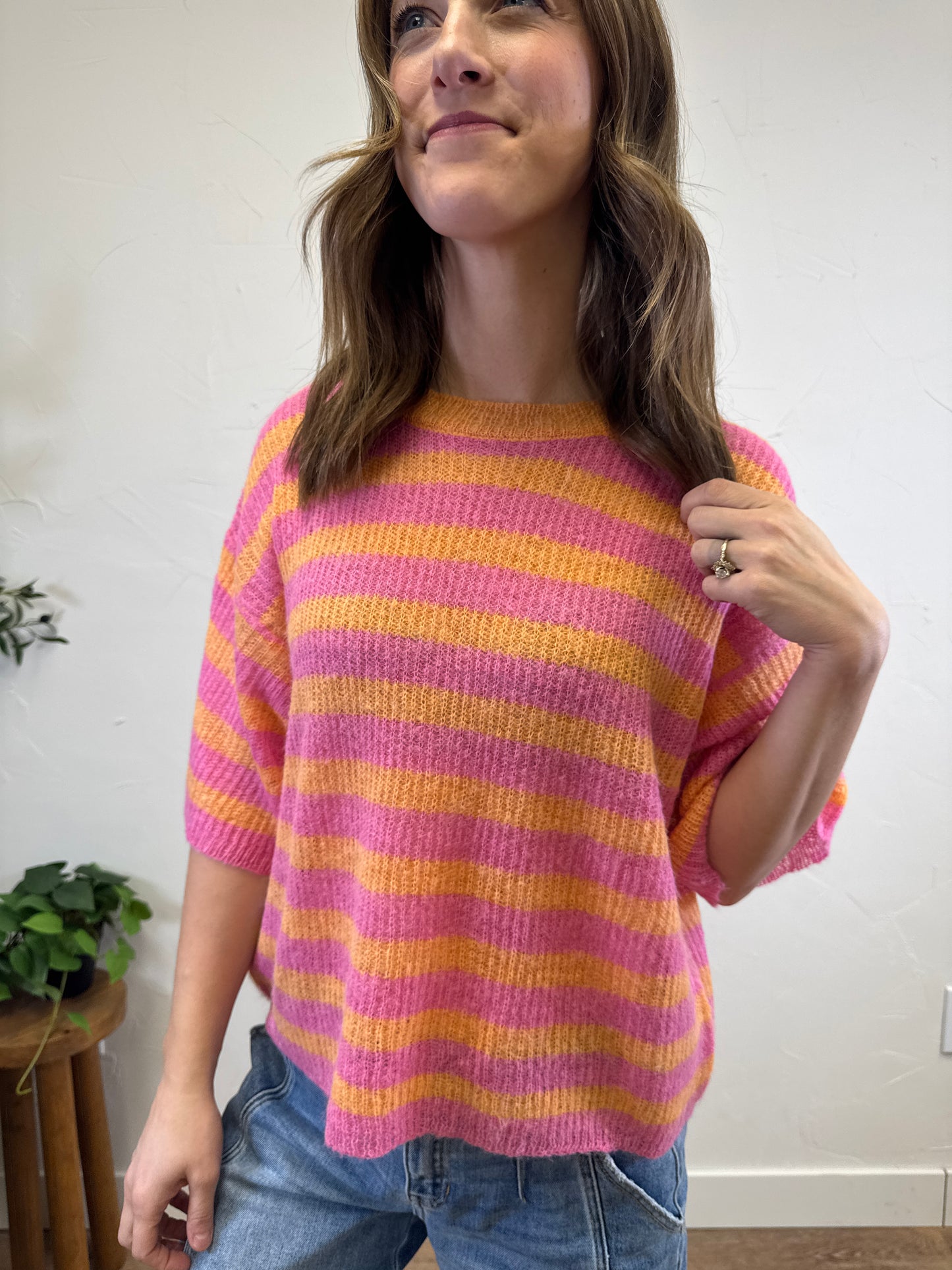 Pacific Pop Striped Pullover