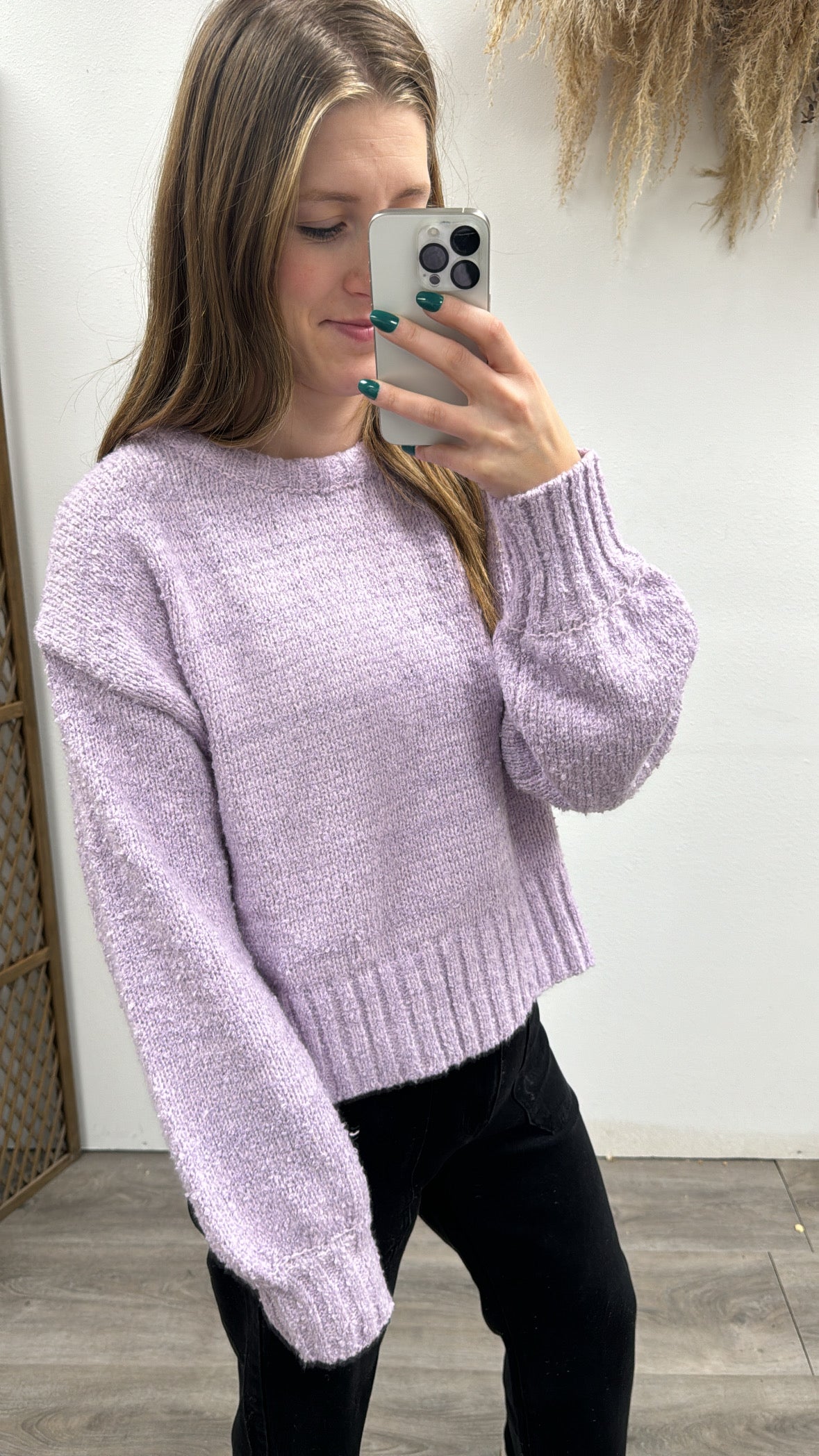 Everlee Loose Fit Soft Sweater Top