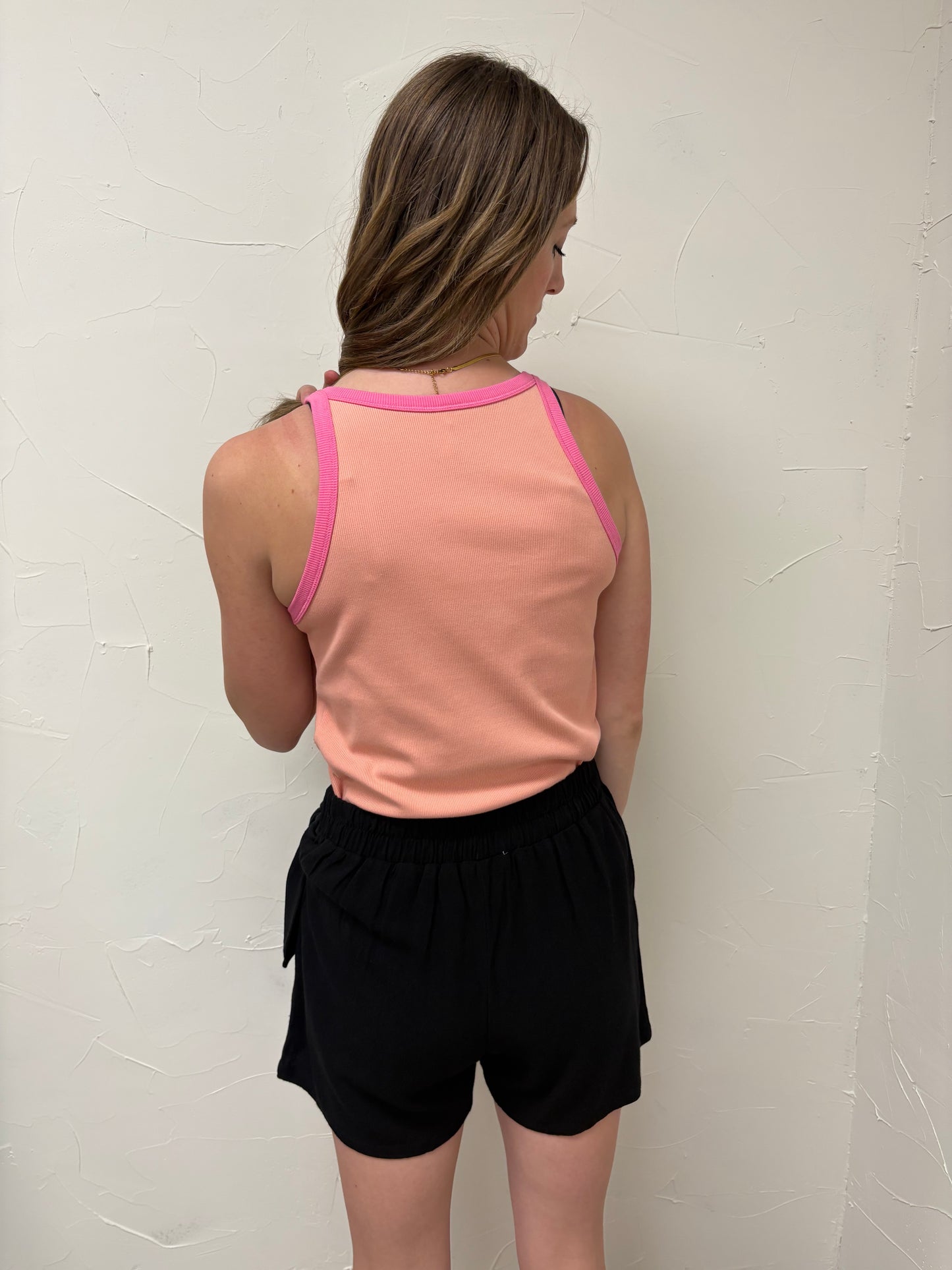 Fitted Ribbed Tank Top