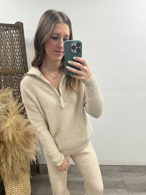 Cozy 1/4 Zip Sweater