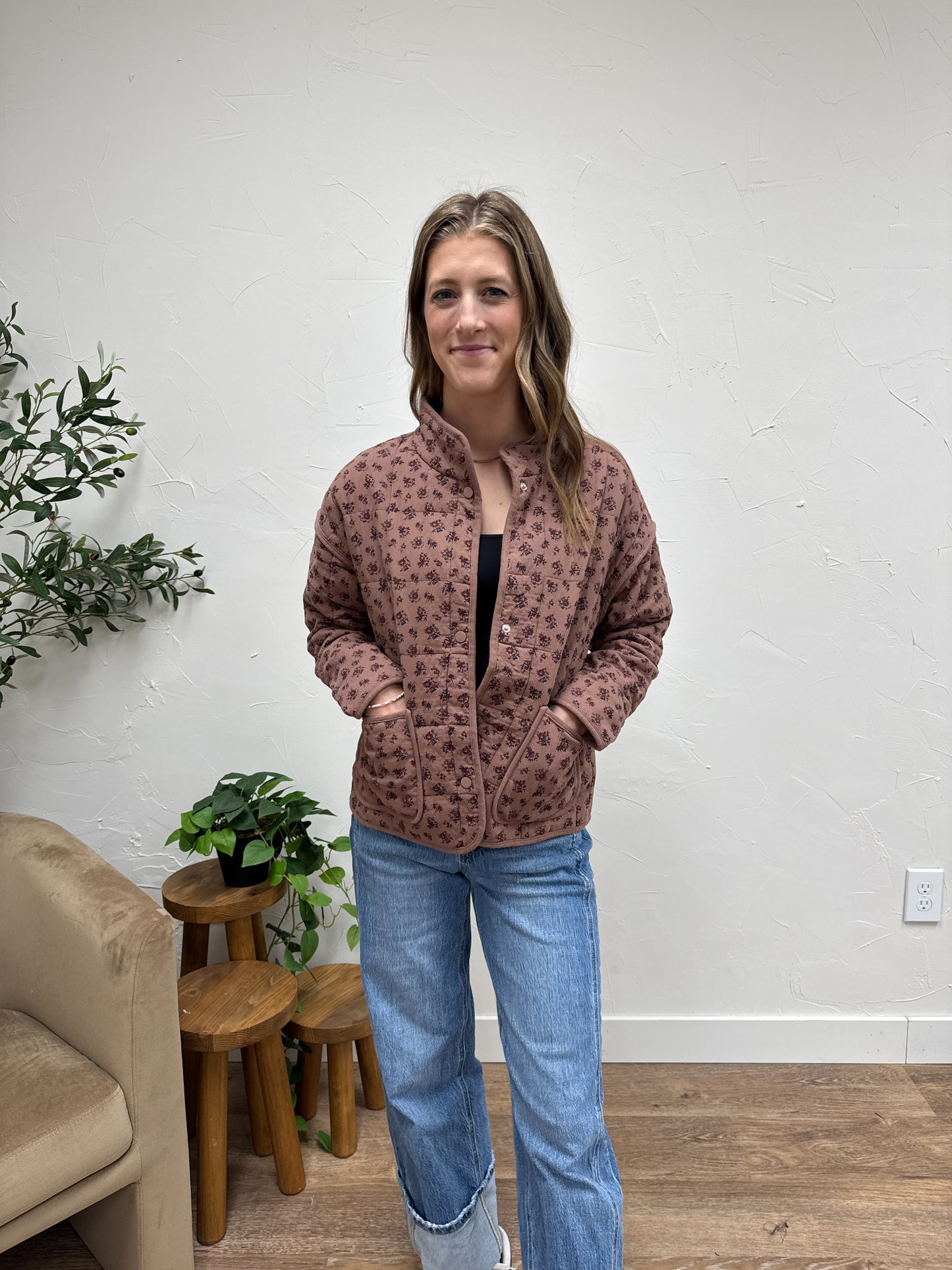 Floral Quilted Jacket