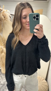 Ribbed Light Weight Sweater