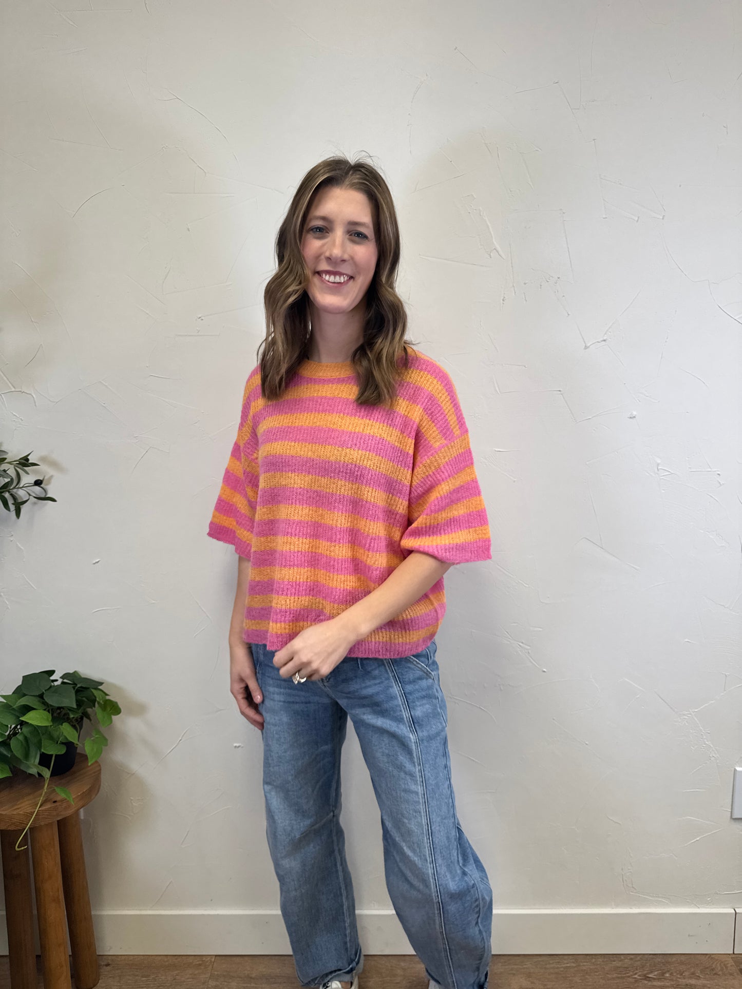 Pacific Pop Striped Pullover