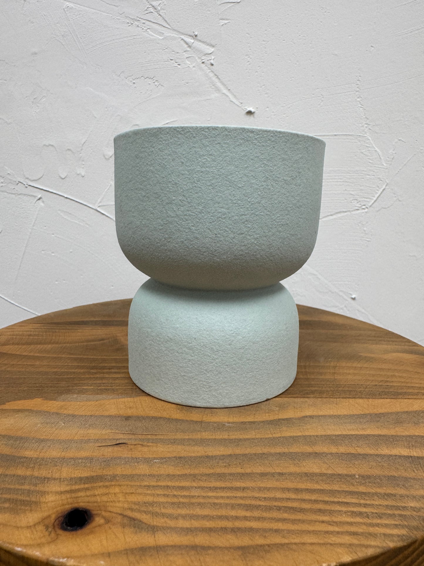 Matte Hourglass Ceramic Paddywax Candle Ocean Rose + Bay