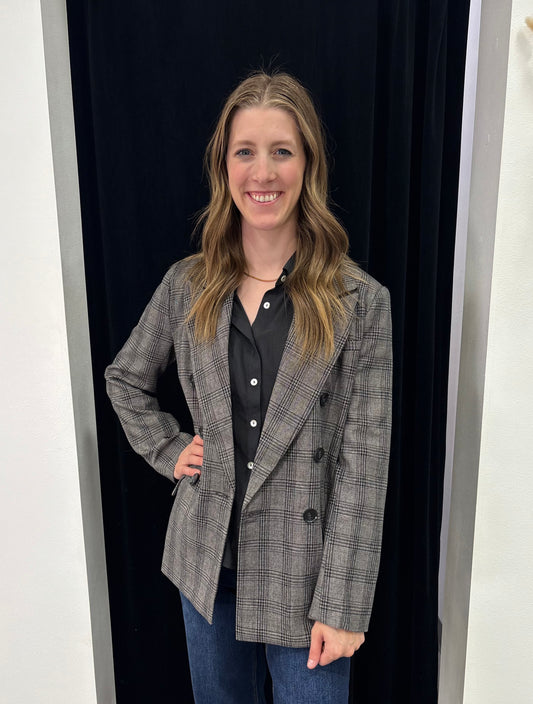 Plaid Blazer