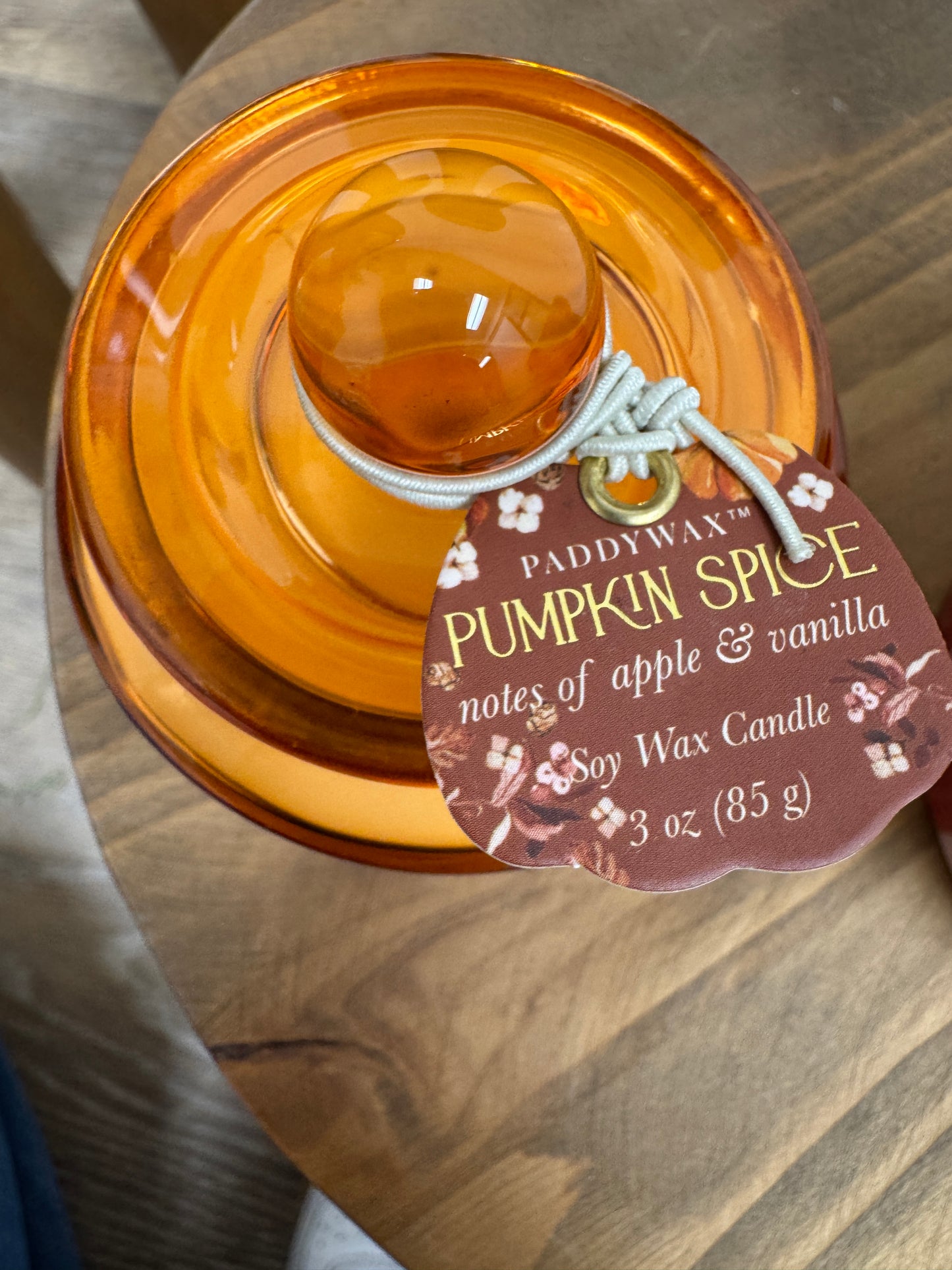 3oz Orange Paddywax Candle Pumpkin Spice