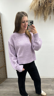 Everlee Loose Fit Soft Sweater Top