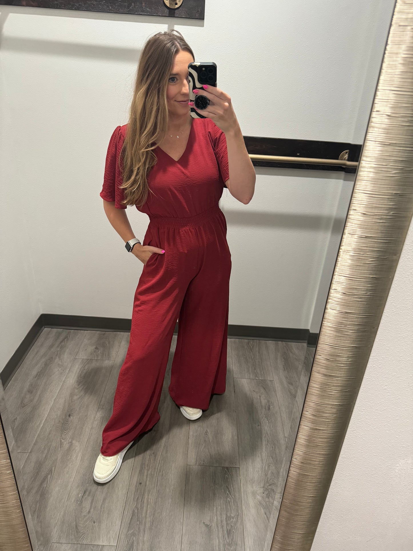 Flounce Wide Leg Jumpsuit