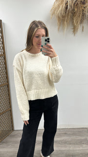 Everlee Loose Fit Soft Sweater Top